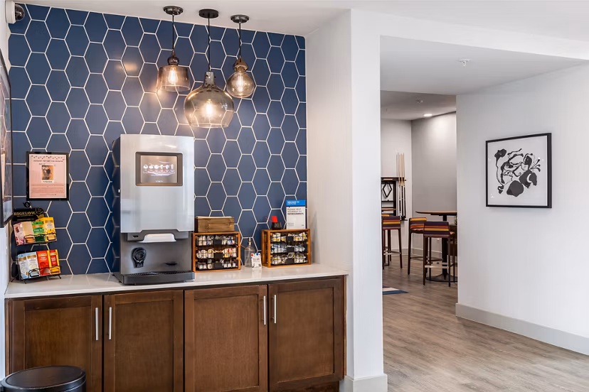clubhouse at Rhythm Apartments