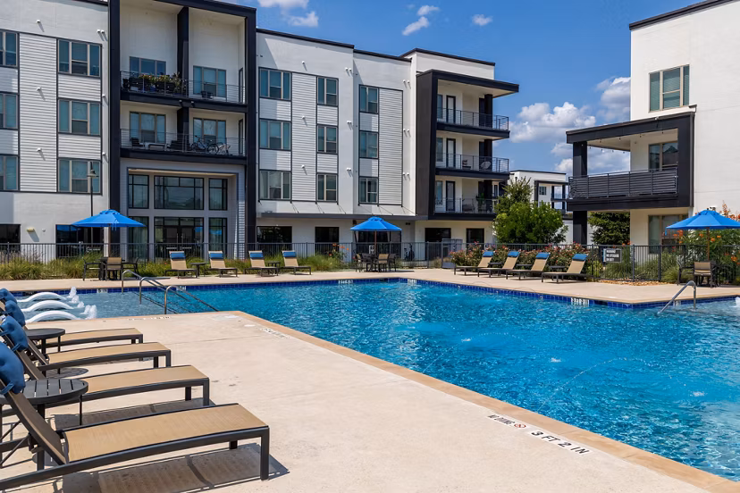 pool at Rhythm Apartments