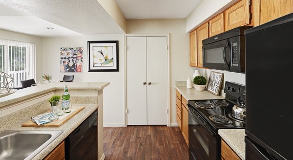 kitchen at Copper Ridge Apartments