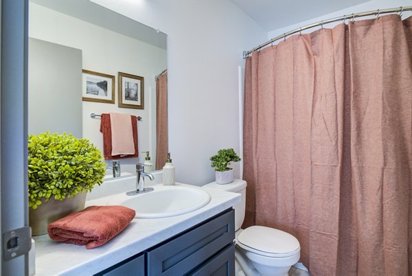 bathroom at Lumen Apartments