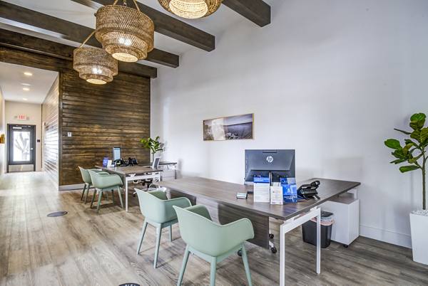 leasing office at Lumen Apartments