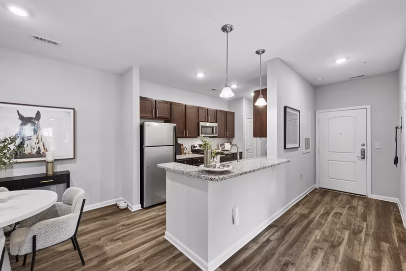 kitchen at Legacy Lake Norman Apartments