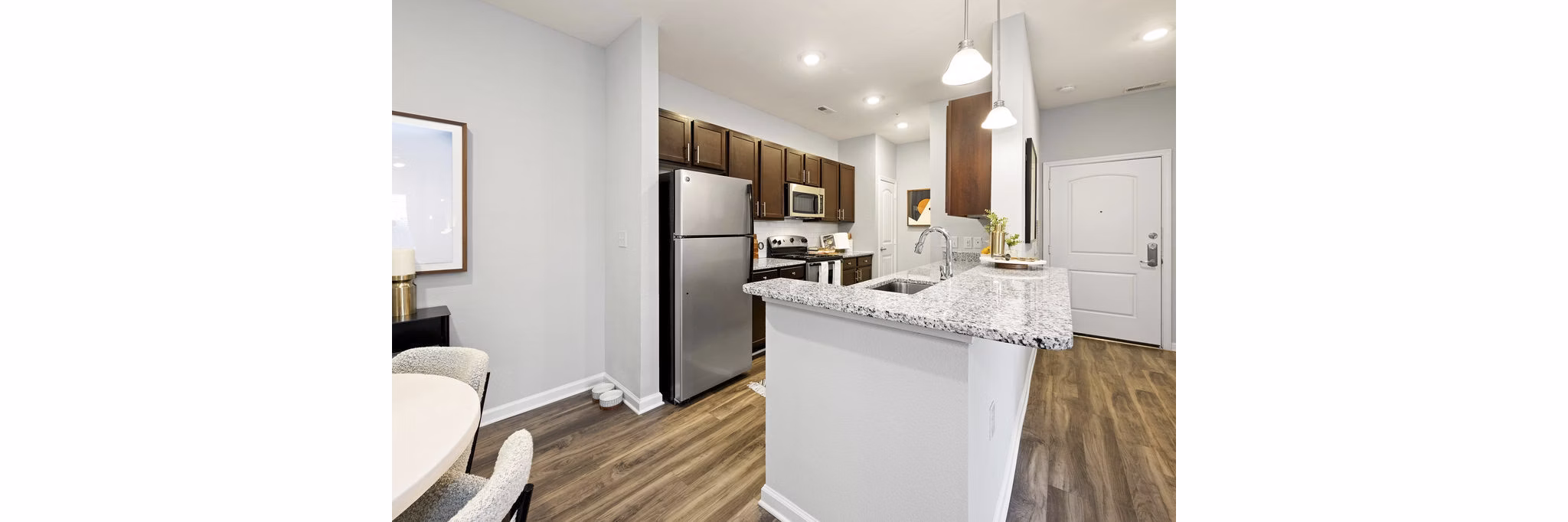 kitchen at Legacy Lake Norman Apartments