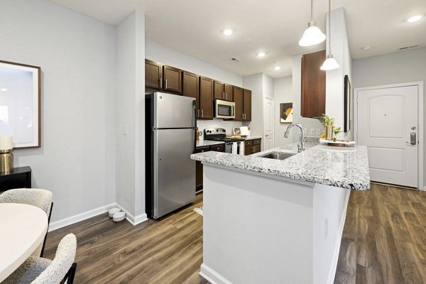 kitchen at Legacy Lake Norman Apartments