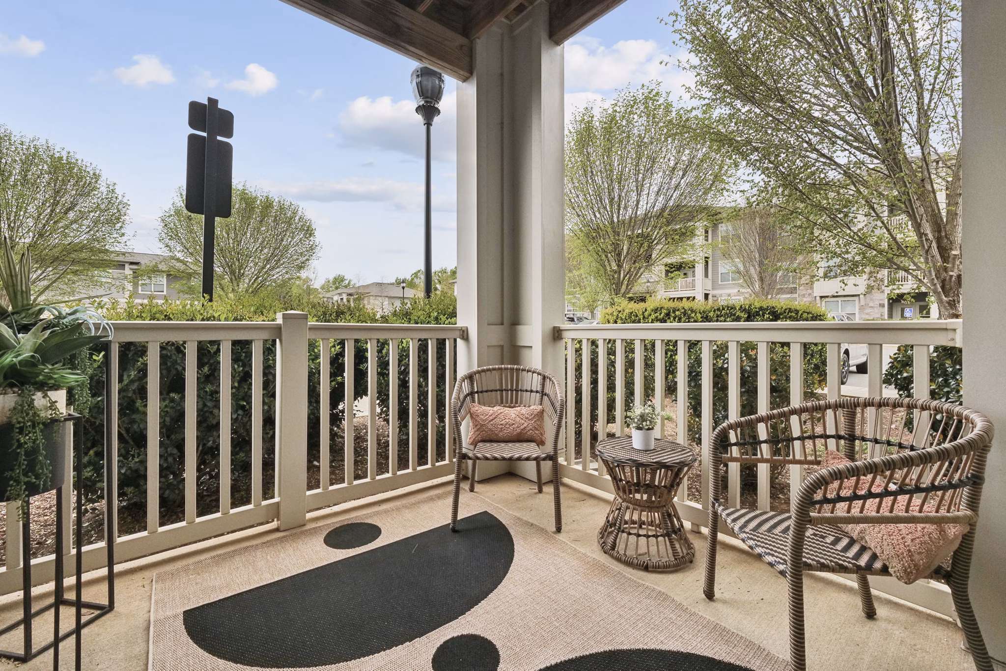 Patio at Legacy Lake Norman Apartments