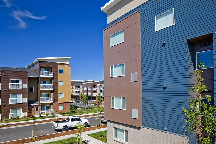 Riverwalk Apartments: Luxury high-rise overlooking scenic river views