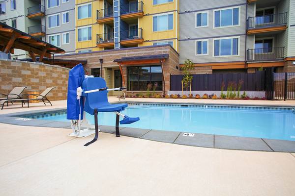 pool at The Pacifica Apartments
