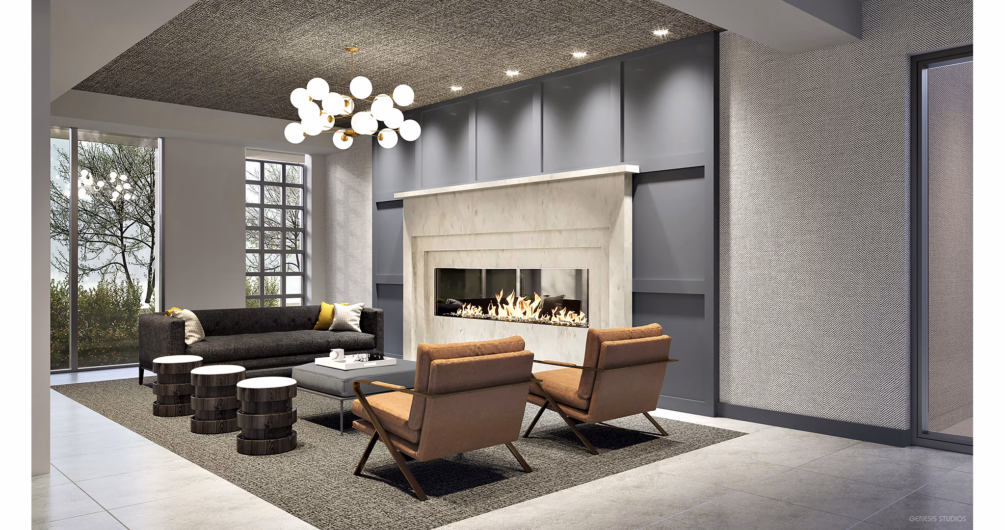 rendering at Delwyn Apartments