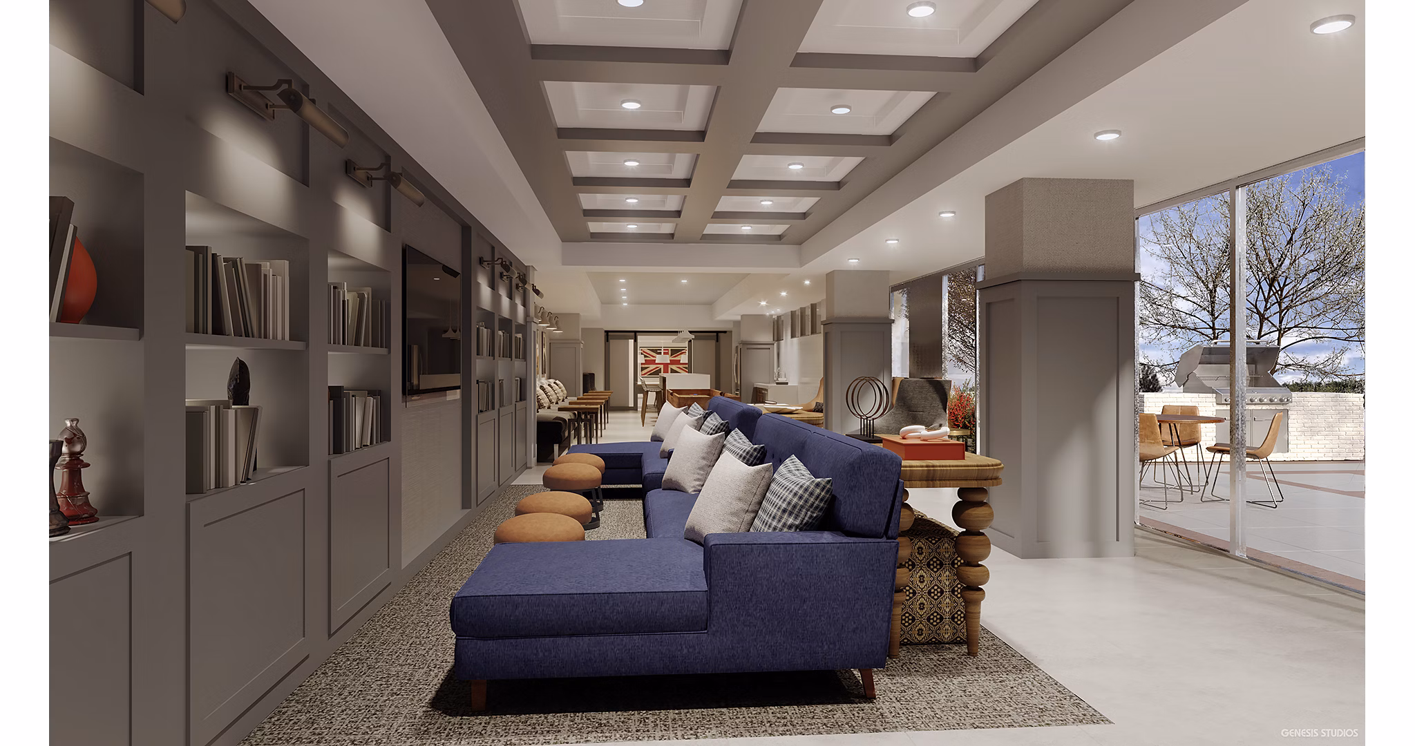 rendering at Delwyn Apartments