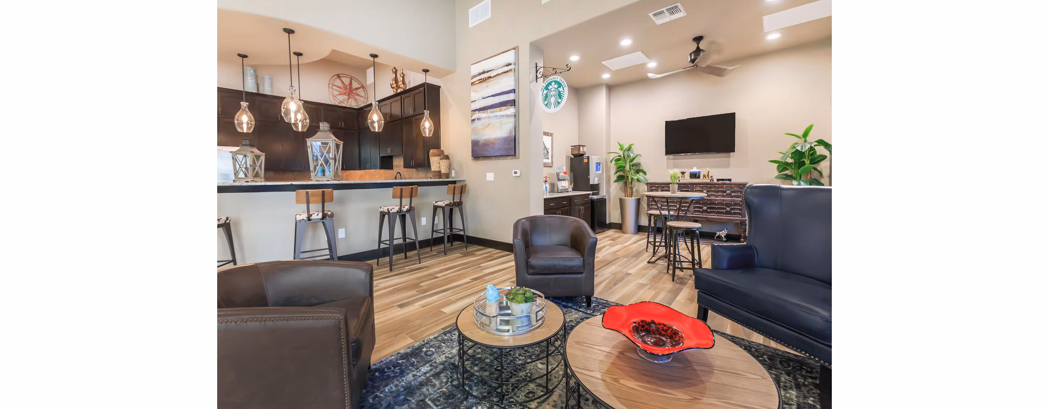 Luxurious clubhouse at Vantage at Boerne Apartments offering elegant social spaces and modern amenities in a vibrant community setting