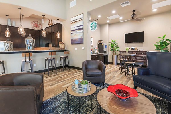 Luxurious clubhouse at Vantage at Boerne Apartments offering elegant social spaces and modern amenities in a vibrant community setting