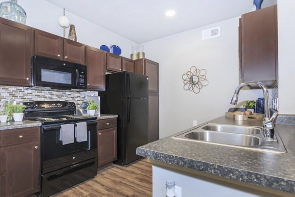 kitchen at Vantage at Boerne Apartments