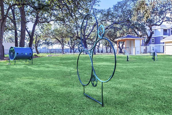 dog park at Vantage at Boerne Apartments