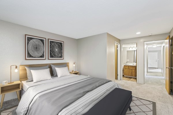 bedroom at Alvista Lake Meridian Apartments