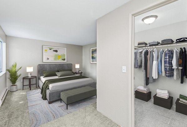 bedroom at Alvista Lake Meridian Apartments