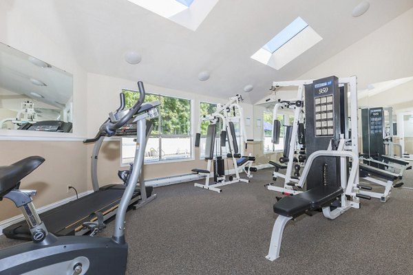 fitness center at Alvista Lake Meridian Apartments