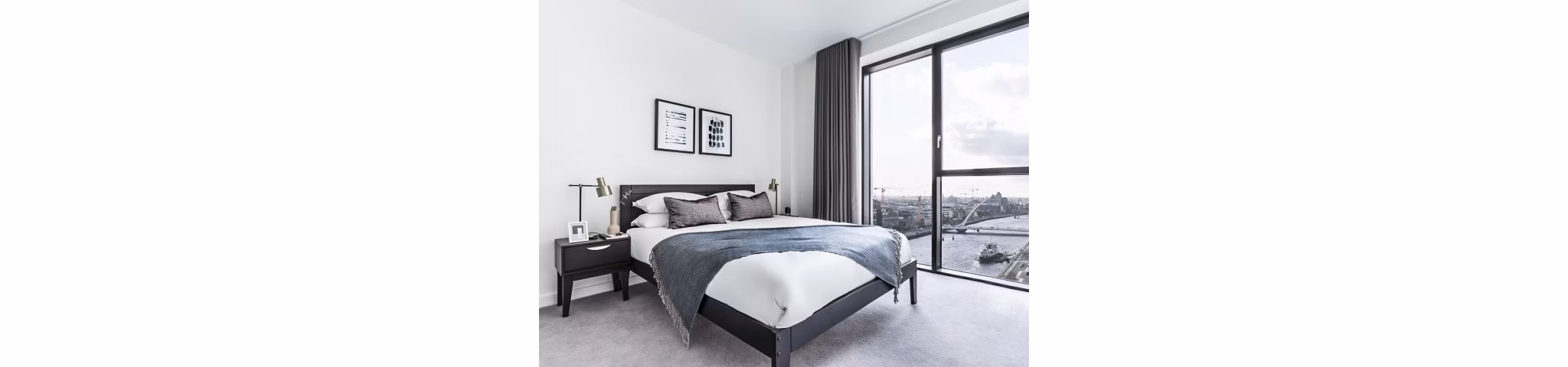 bedroom at Quayside Quarter at Dublin Landings