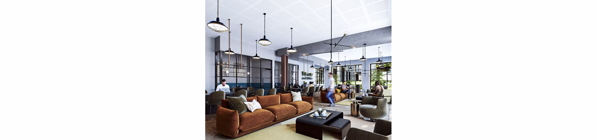 clubhouse/lobby at Quayside Quarter at Dublin Landings