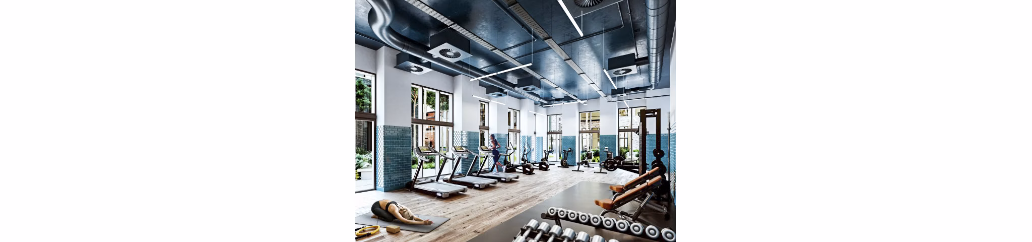 fitness Center at Quayside Quarter at Dublin Landings