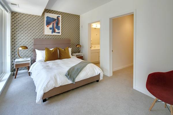 bedroom at Second and Second Apartments