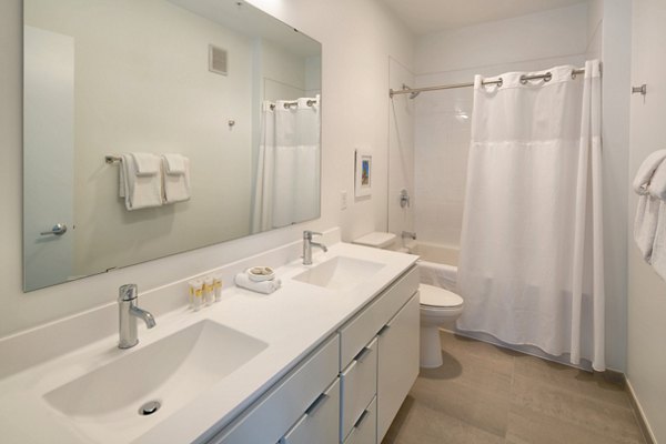 bathroom at Second and Second Apartments