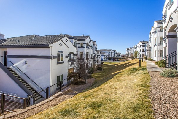 SkyStone Apartments: Luxury high-rise building in vibrant downtown showcasing modern architecture