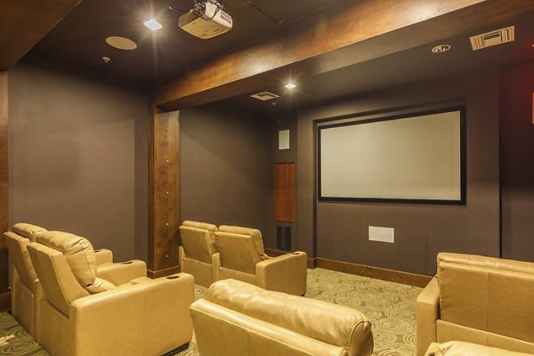 theater at SkyStone Apartments