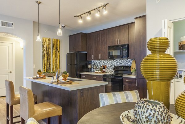 kitchen at SkyStone Apartments