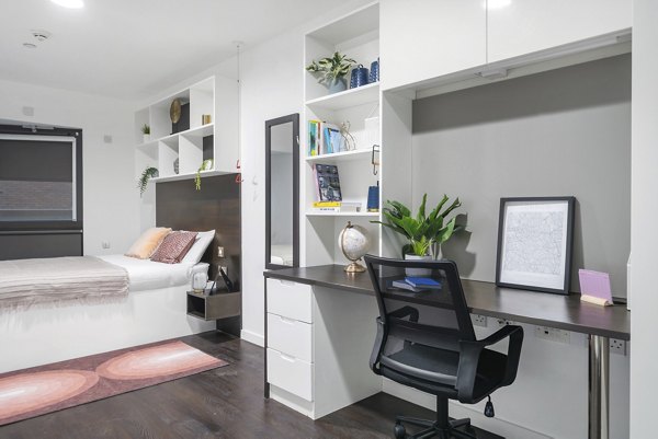 bedroom at Chapter Old Street Student Housing Apartments