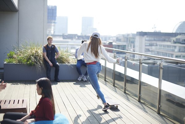 Outdoor space at Chapter Old Street Apartments