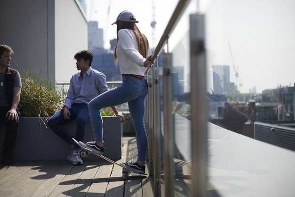 Outdoor space at Chapter Old Street Apartments