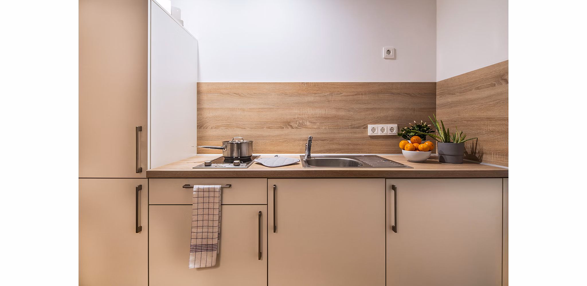 kitchen at LY30 Apartments