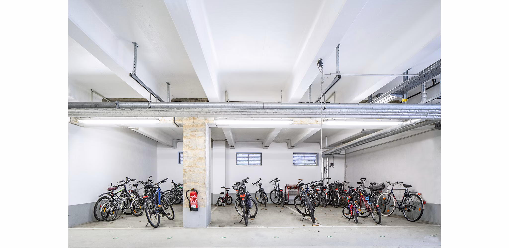 bike storage at LY30 Apartments