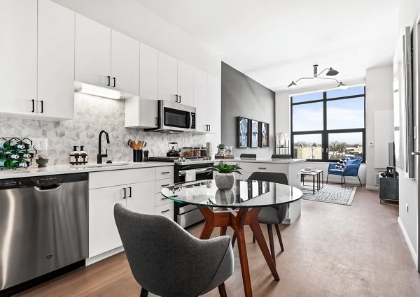 dining room at Logan Apartments