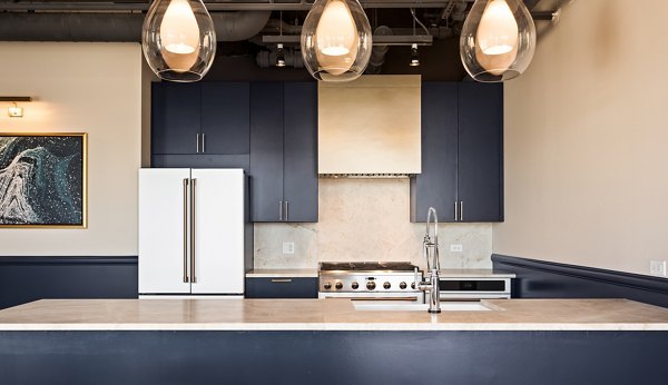 kitchen at Logan Apartments