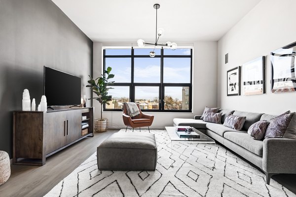 living room at Logan Apartments