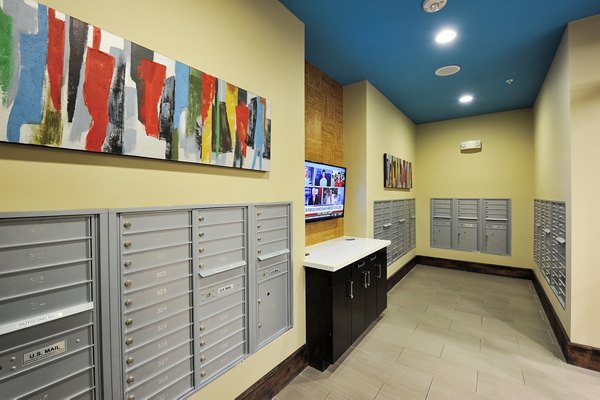 mail room at 422 at the Lake Apartments