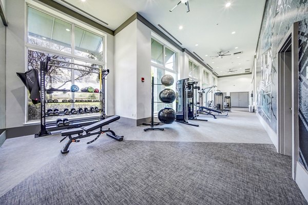 fitness center at Navette on the Bay Apartments