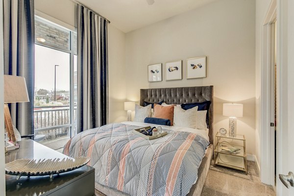 bedroom at Eastbank Riverwalk Apartments