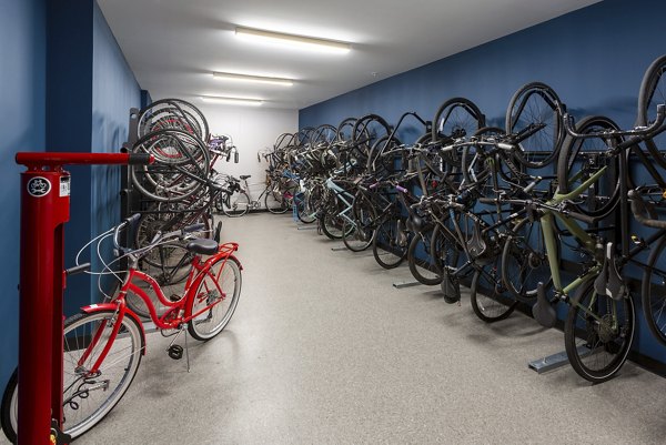 bike storage at Elan Madison Yards Apartments