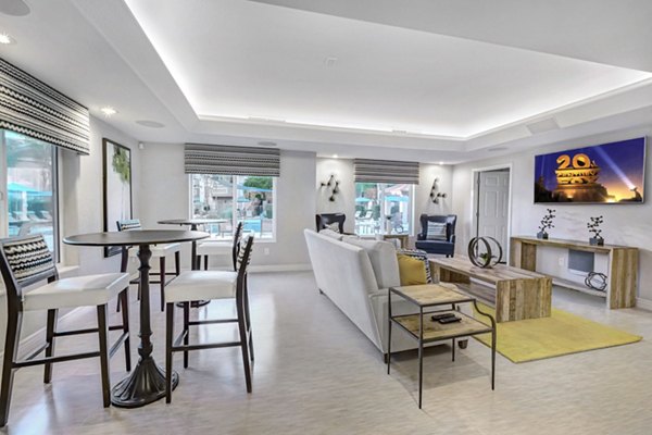 Elegant clubhouse with stylish decor at Springs at Continental Ranch Apartments