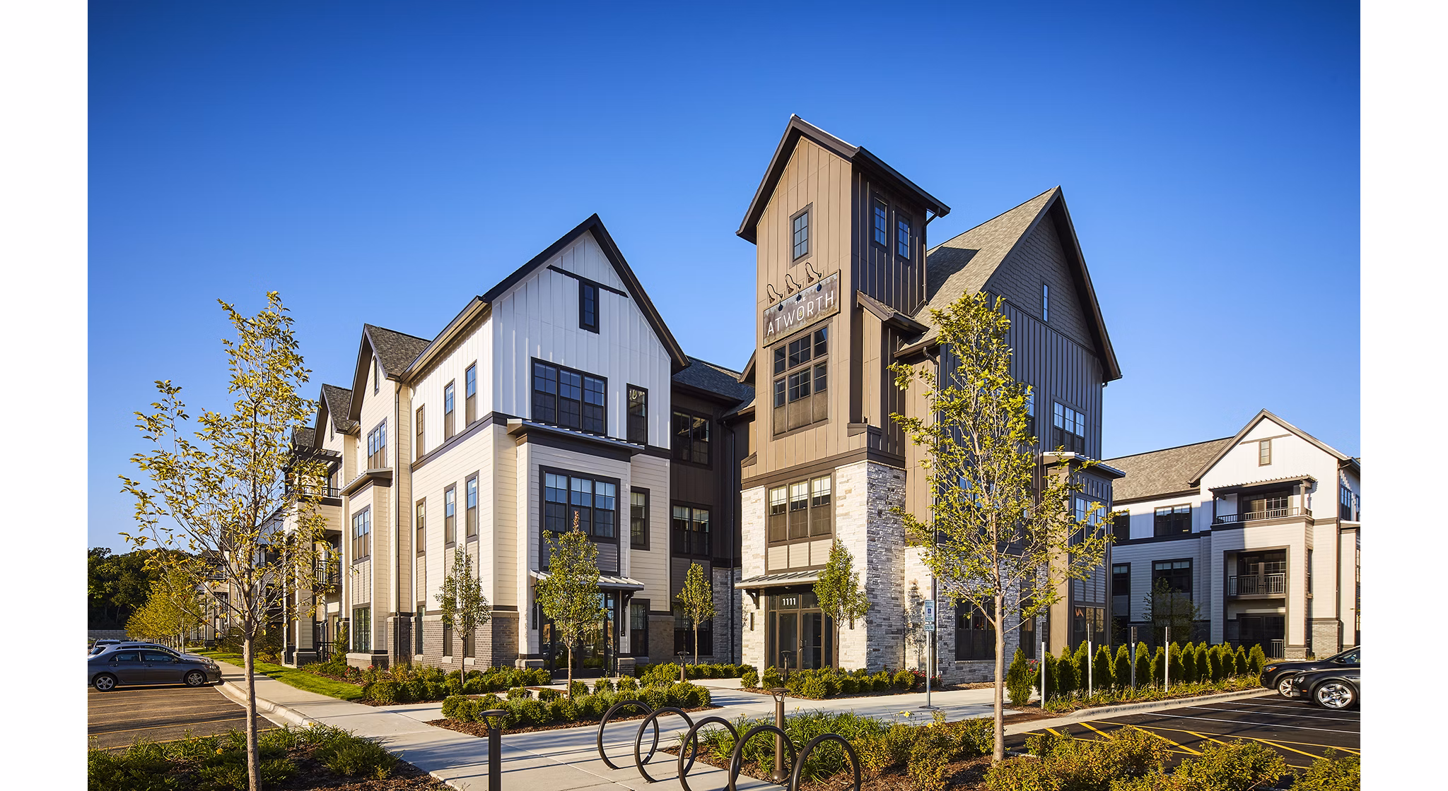 The Atworth at Mellody Farms: Elegant of luxury apartments amidst lush landscaping