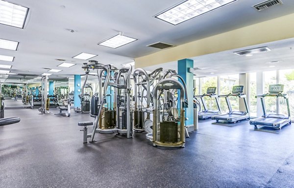 Modern fitness center with state-of-the-art equipment at The Chadwick Apartments