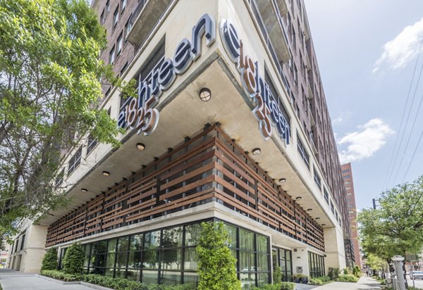 Eighteen25 Downtown Apartments: Modern with signature signage in the heart of the city