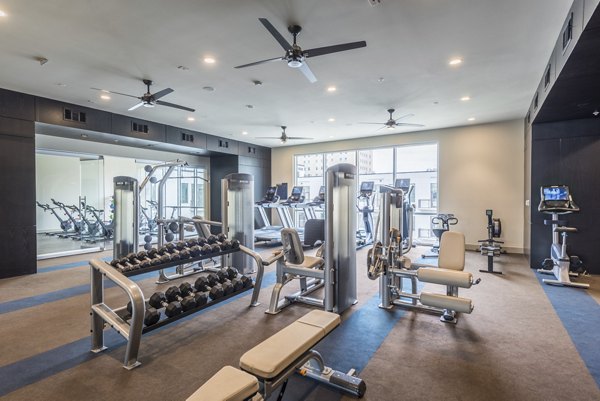 fitness center at Eighteen25 Downtown Apartments