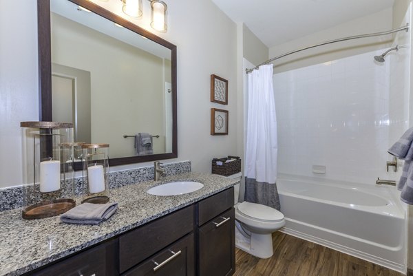 bathroom at 1760 Apartments