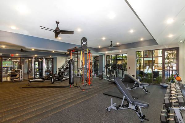fitness center at 1760 Apartments