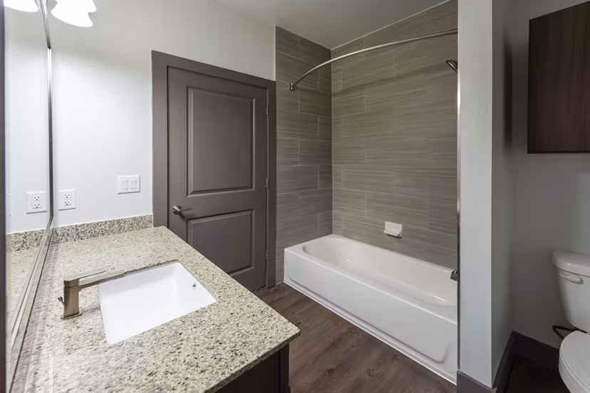 bathroom at 22Hundred Apartments