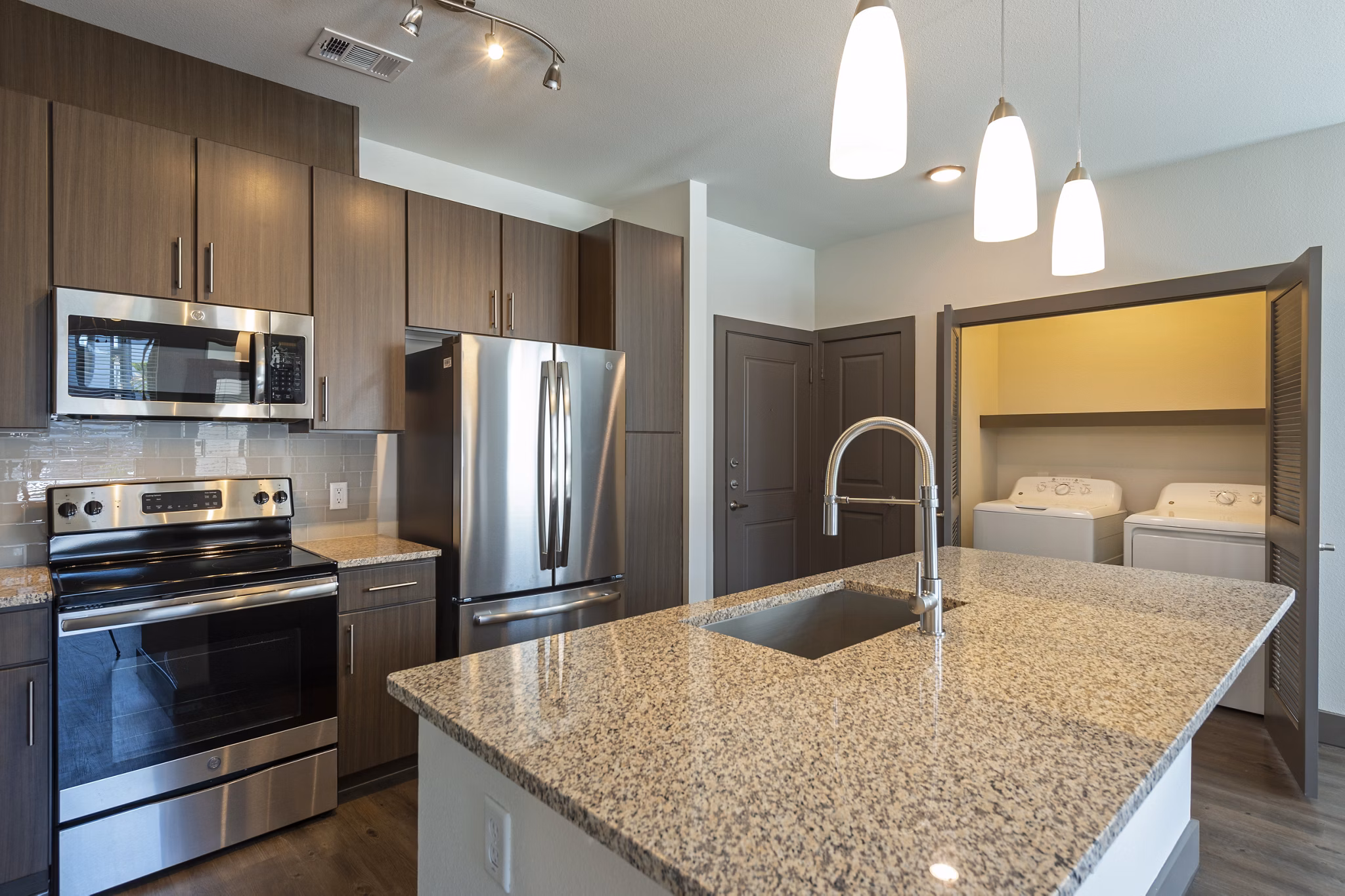 kitchen at 22Hundred Apartments