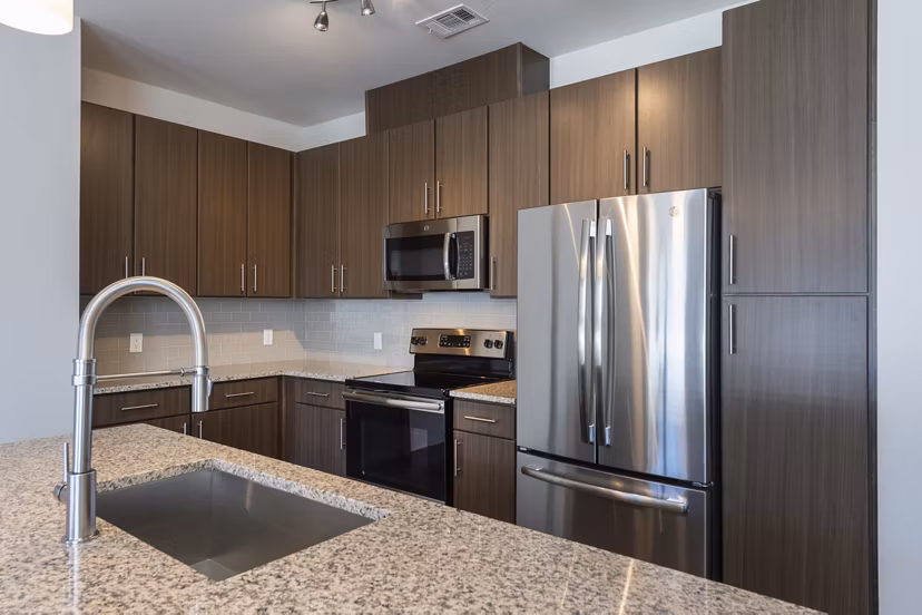 kitchen at 22Hundred Apartments